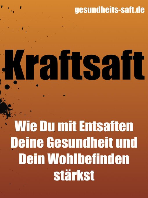 Title details for Kraftsaft by Roman Alexander - Available